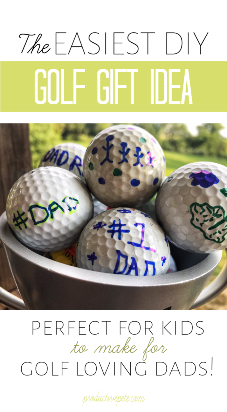 The Easiest DIY Golf Gift Idea for the Golfer in your Life - Productive Pete