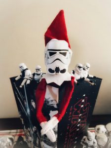 Our Elf on the Shelf turned to the Dark Side! Check out our Elf's Star Wars night that can be used to amaze your own Star Wars fan! Quick & Easy!