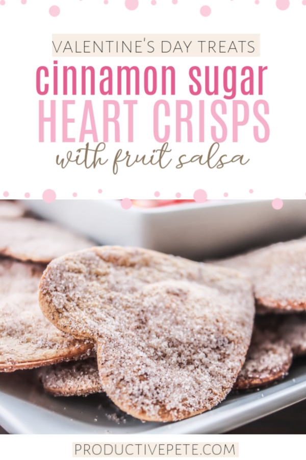 Valentine's Day Cinnamon Sugar Heart Crisps
