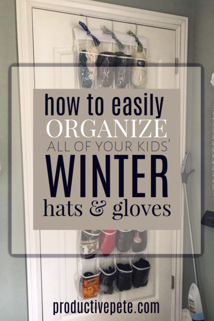 How to easily Organize Winter Hats & Gloves