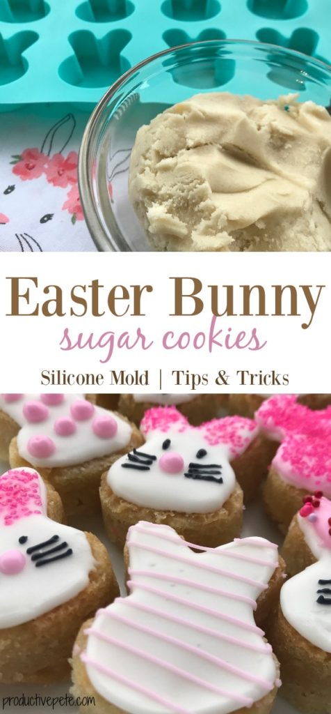 Easter Bunny Cookie pin image
