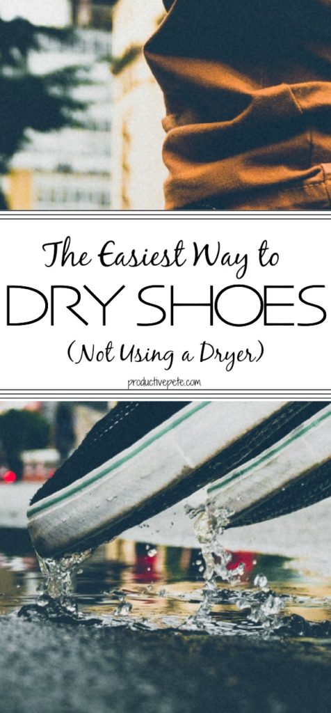 The Easiest Way to Dry Shoes