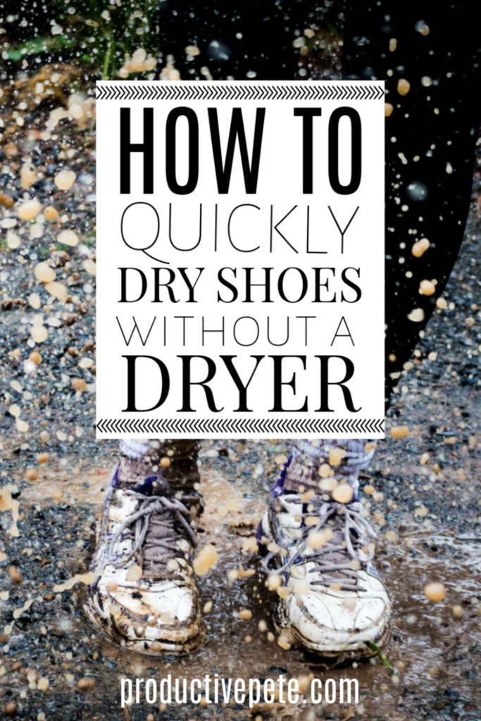 How to quickly dry shoes without a dryer