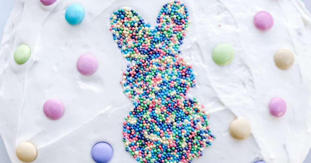 Sprinkles Easter Bunny Cake