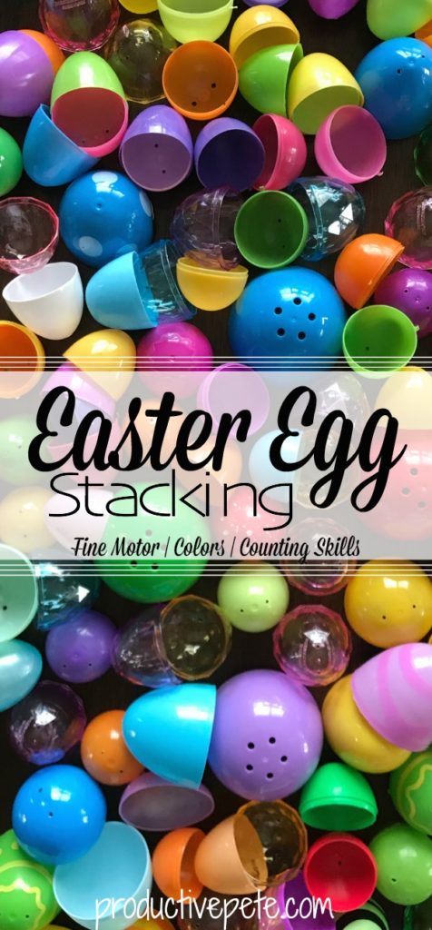 Easter Egg Stacking Activity for Toddlers and Preschoolers