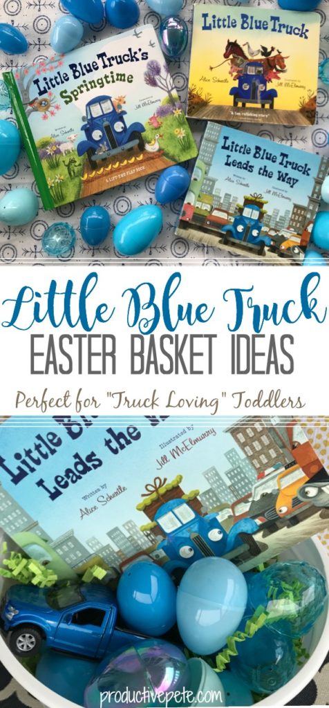 Little Blue Truck themed Easter Basket