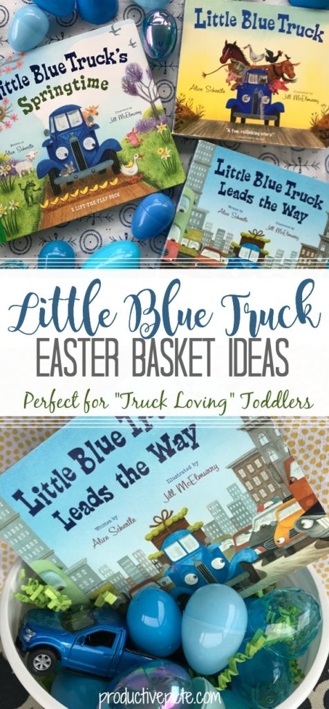Little Blue Truck themed Easter Basket