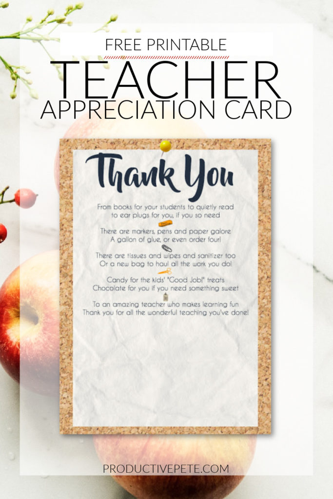 teacher appreciation card pin 20d