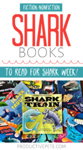 Fiction & Nonfiction Shark Books to read for Shark Week