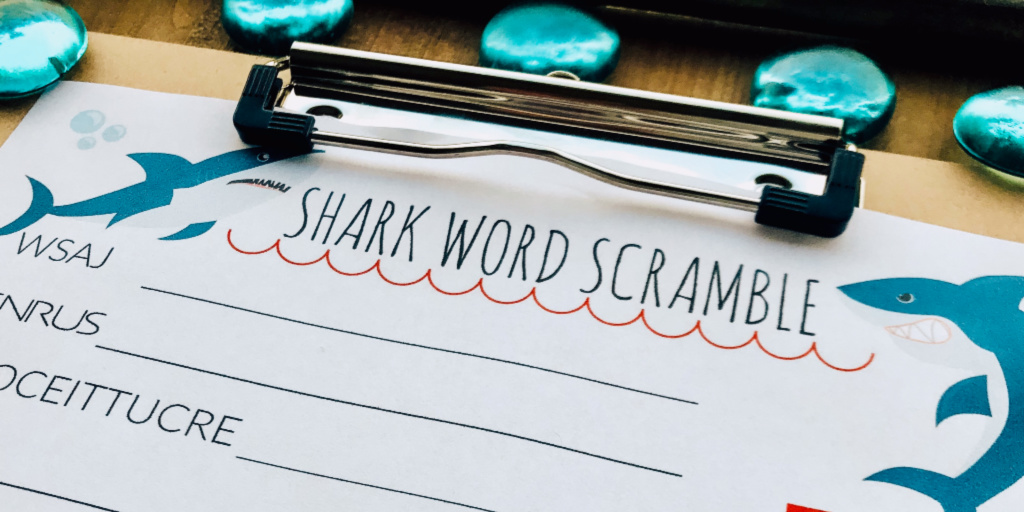 Shark Word Scramble