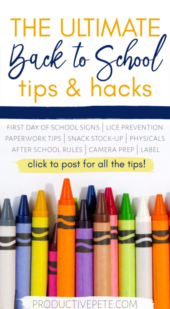 The Ultimate Back to School tips & tricks for Busy Moms