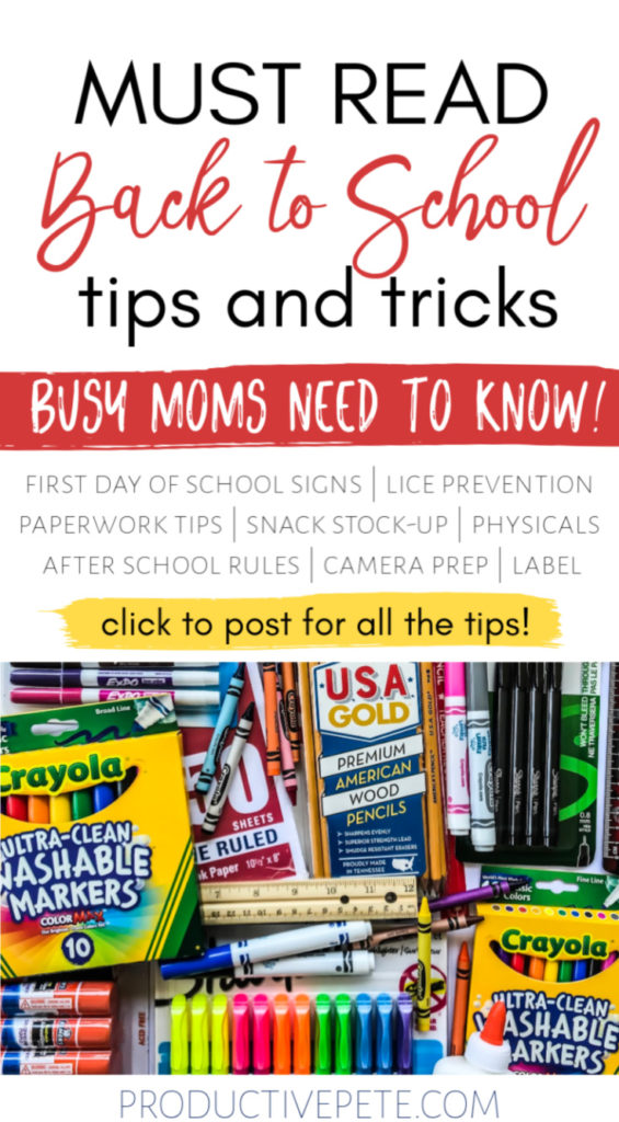 Back to School To-Do List for Busy Moms