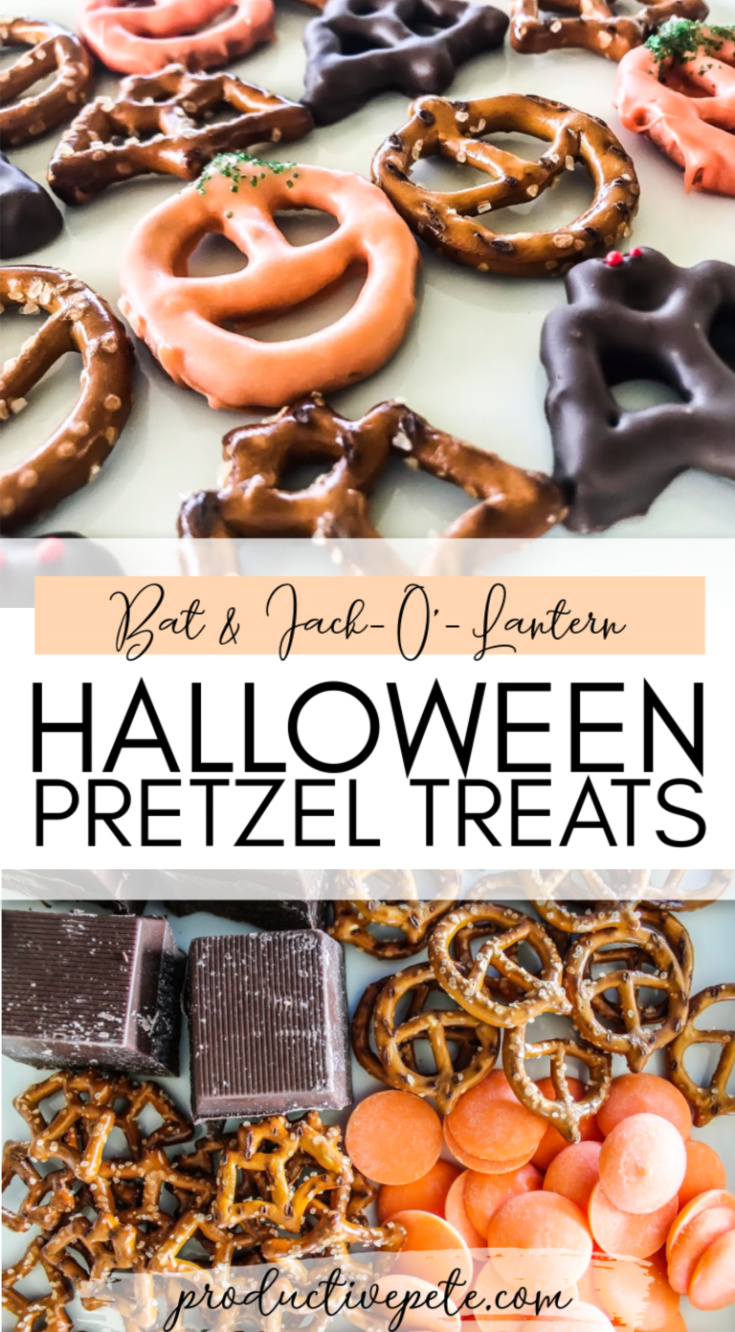 Easy spooky pretzel halloween treats for kids productive pete