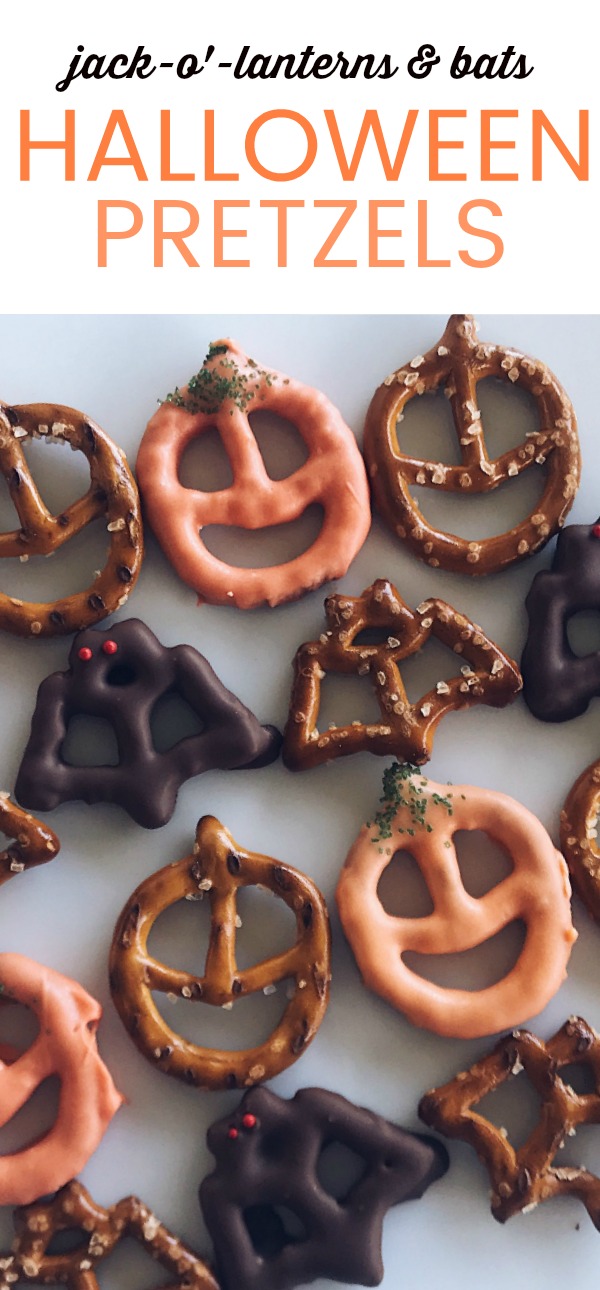 Easy & Spooky Pretzel Halloween Treats for Kids - Productive Pete