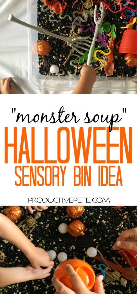 Monster Soup Halloween Sensory Bin Ideas