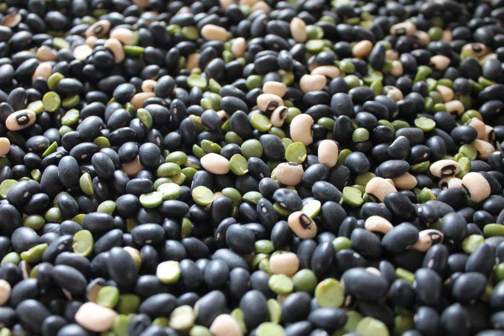 Beans & Peas for Halloween Sensory Bin
