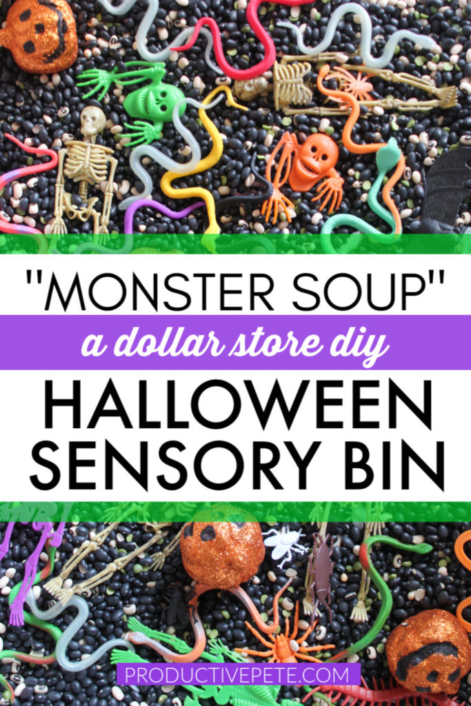 Halloween Sensory Bin Filler Idea