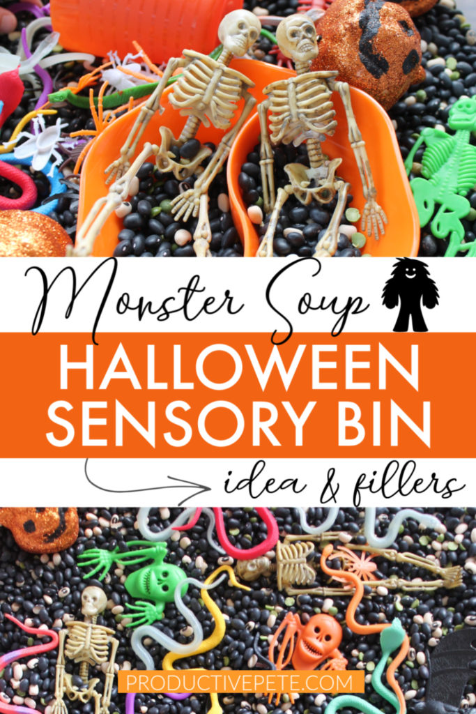 Monster Soup Halloween Sensory Bin Idea
