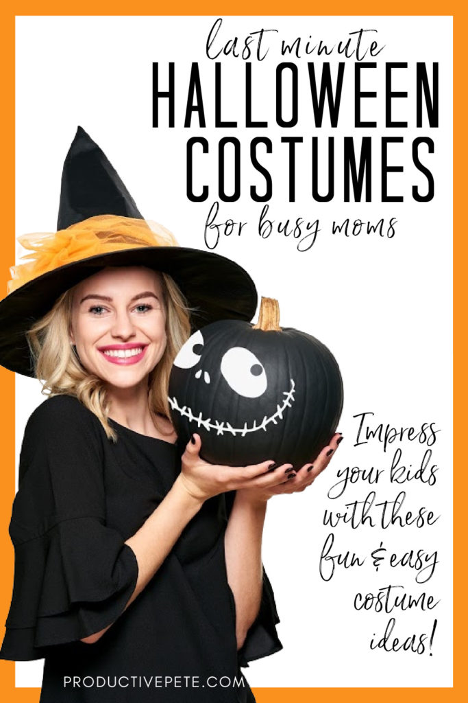 Last Minute Halloween Costumes for Moms - Productive Pete