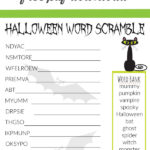 Free Printable Halloween Word Scramble PDF for Kids - Productive Pete