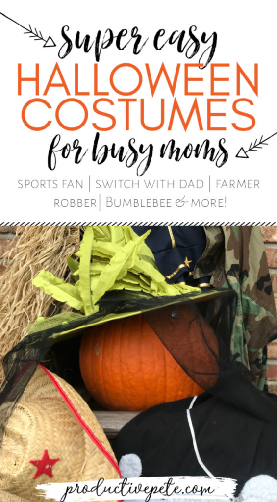 Super Easy Halloween Costumes for Busy Moms