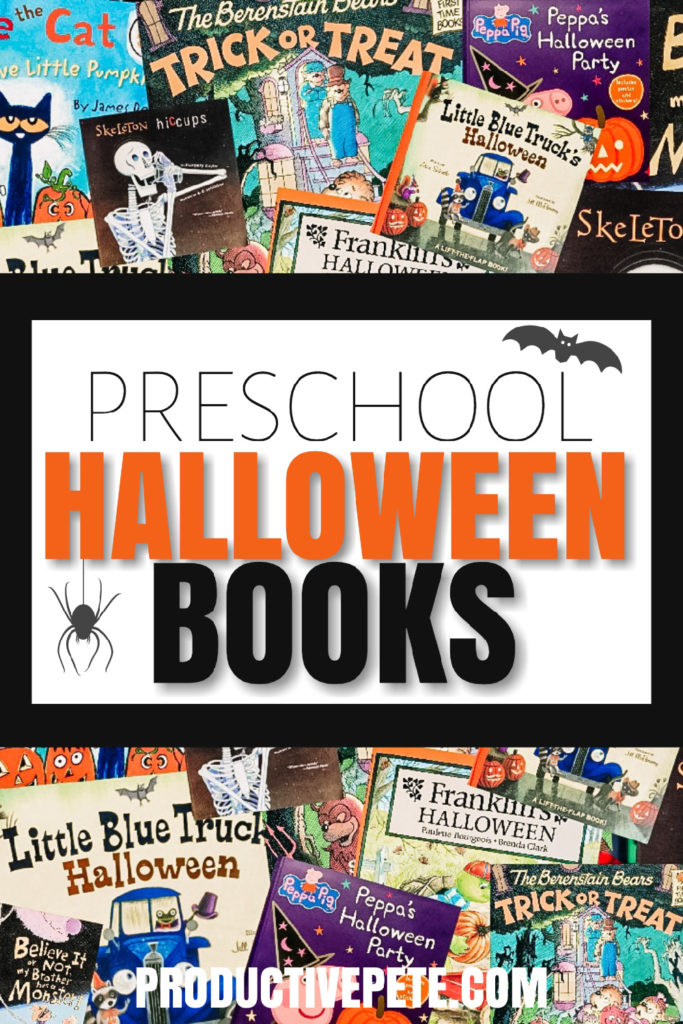 preschool Halloween books pin 20a