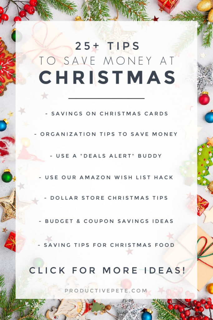 Tips to save money at Christmas pin 20c