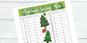 Free Printable Christmas Savings Plan Tracker you can Customize ...