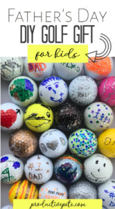 Father's Day DIY Golf Gift for Kids