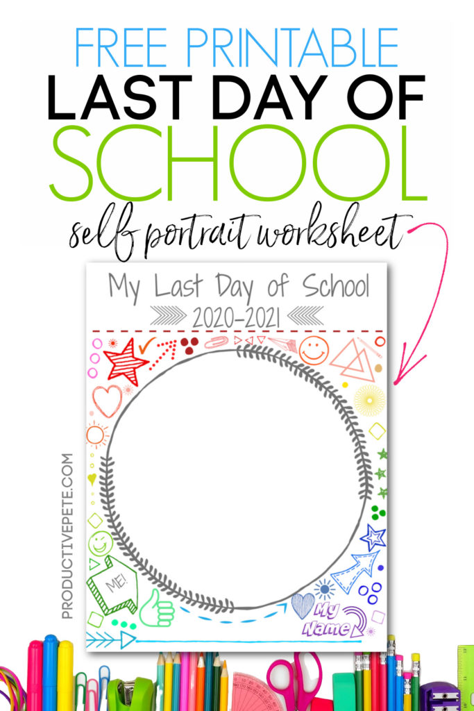 Last Day Of Preschool Coloring Page Printable Last Day Of School 