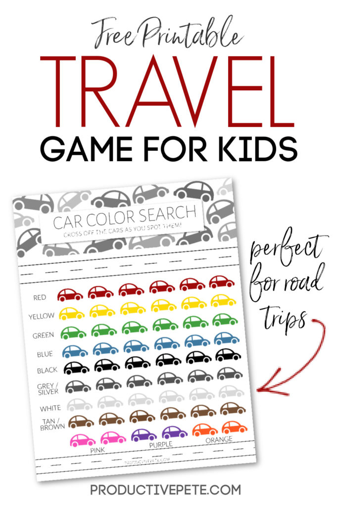 road trip games to play in the car