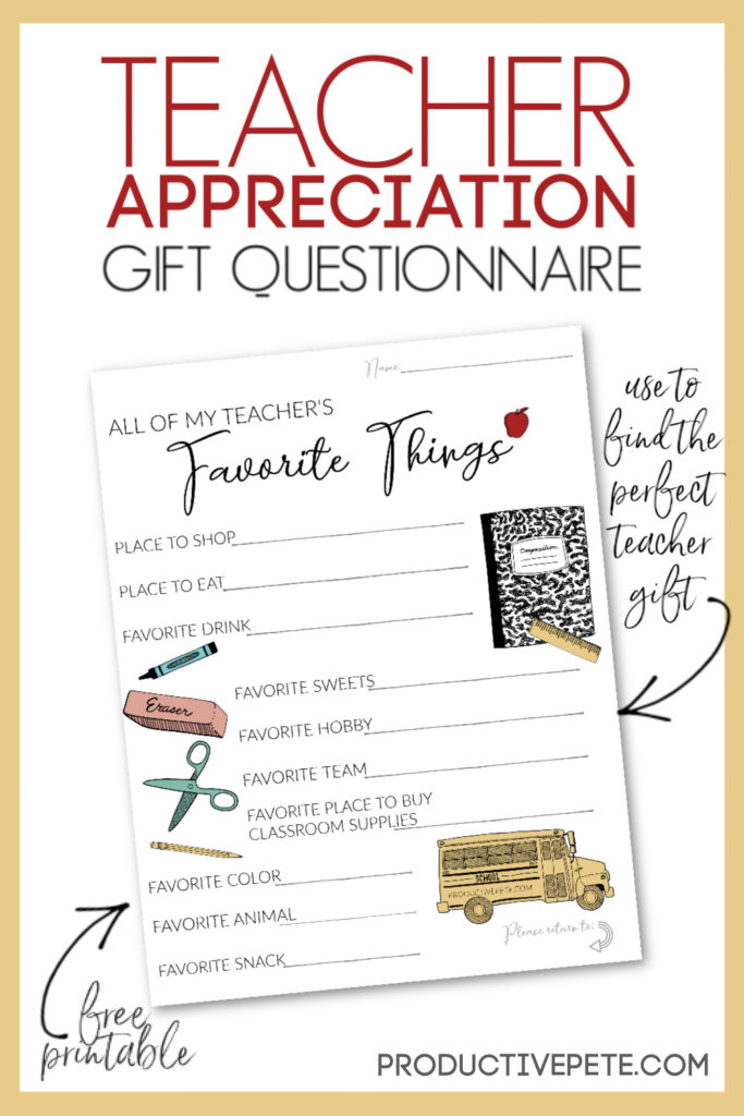 teacher appreciation gift questionnaire pin 20b