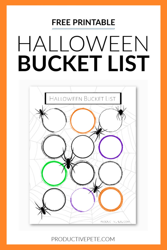 Halloween bucket list printable pin 20a