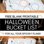 Free Blank Halloween Bucket List Printable - Productive Pete