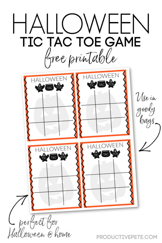 Halloween Tic-Tac-Toe