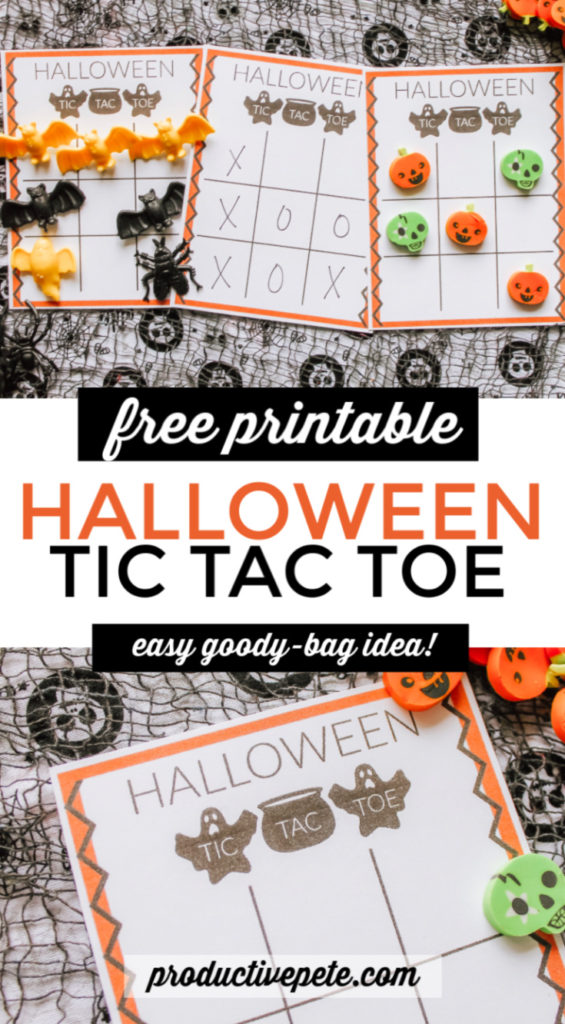 Free Printable Halloween Tic Tac Toe Game for Kids Productive Pete