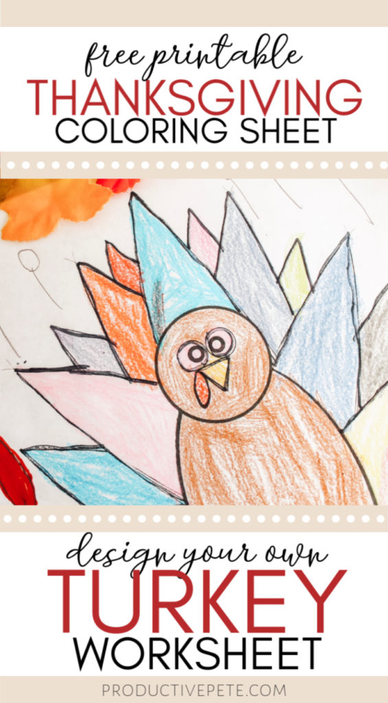 Free Printable Turkey Coloring Page