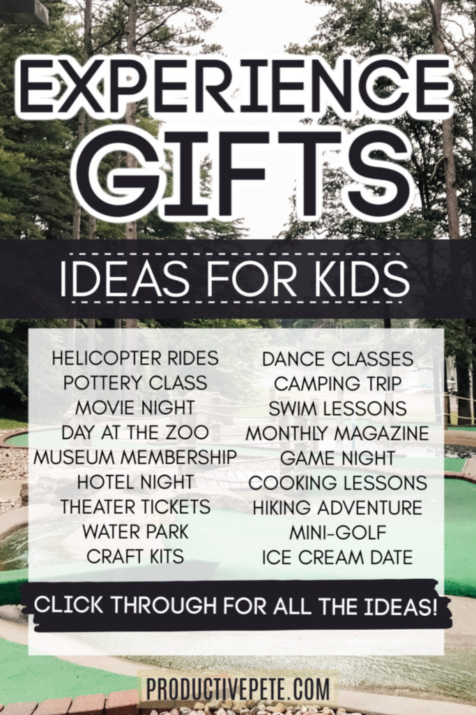 50+ Ideas for Experience Gifts for Kids