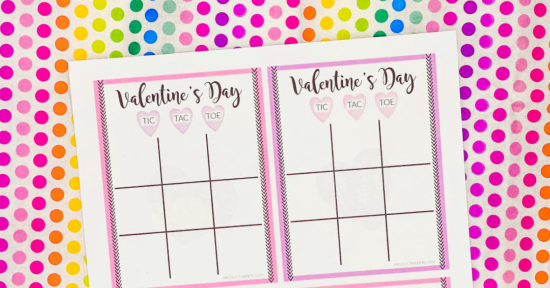 Valentine's Day Tic Tac Toe