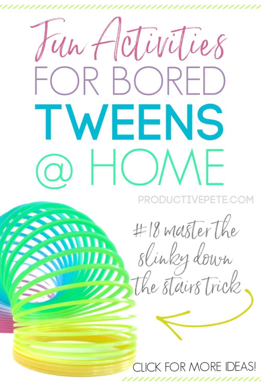 Unique & Fun Activities for Bored Tweens at Home - Productive Pete