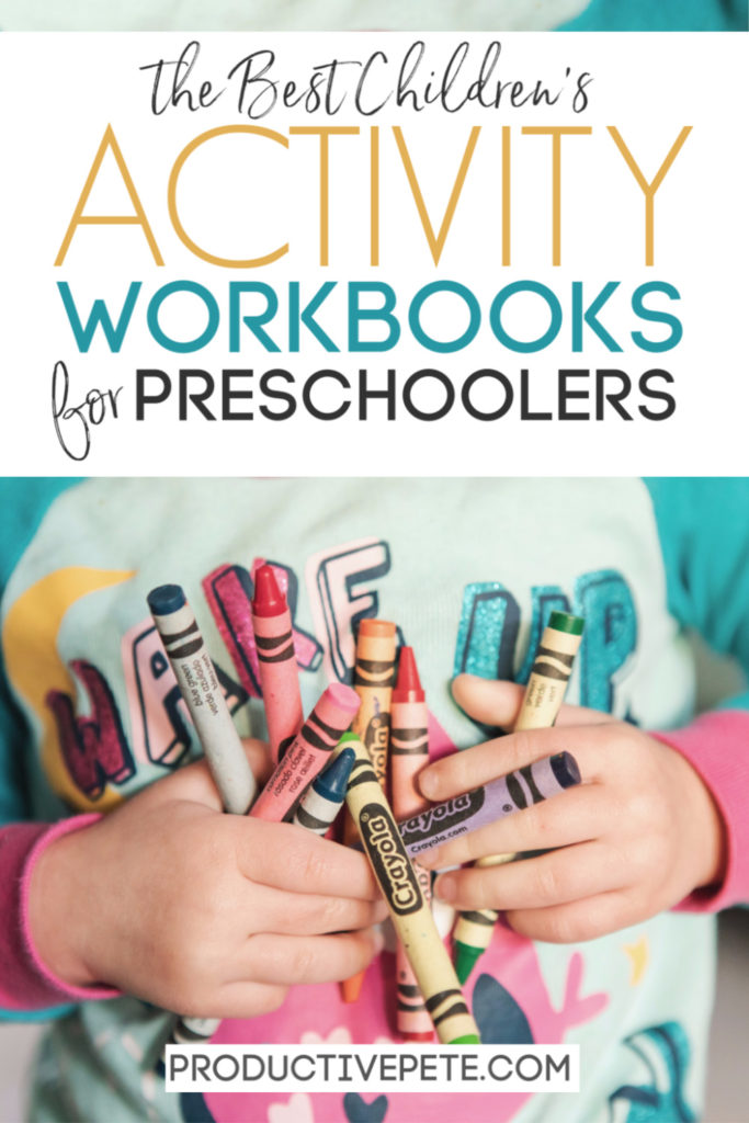 Children's Activity Workbooks for Preschoolers pin image
