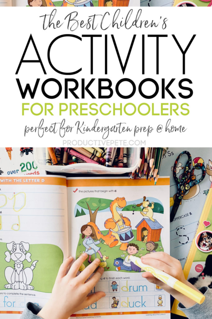 The Best Children s Activity Workbooks For Preschoolers Productive Pete