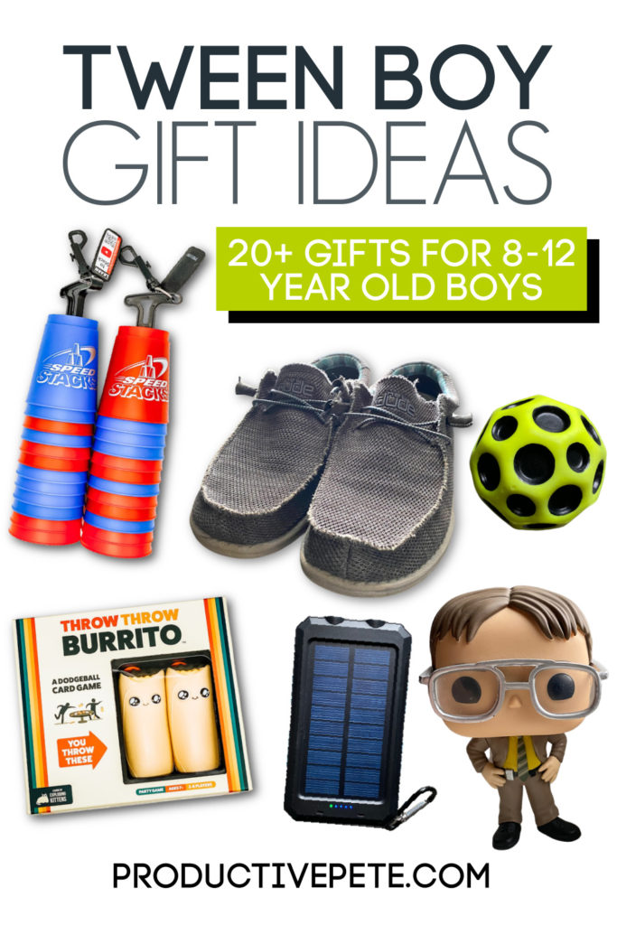 gifts for tween boys pin